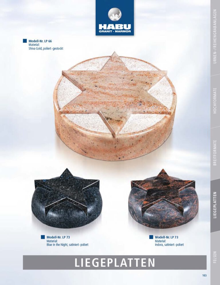 Liegeplatten Habu Hauptkatalog